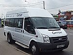 Бесплатный автобус Genser в пункт аренды автомобилей АрендаАвто-нвн на Новорязанском шоссе